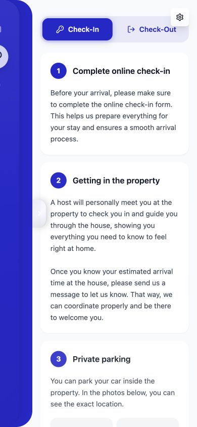 Before arrival in the Hostito guest experience